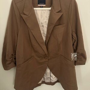 Modcloth Women's Brown Blazer Jacket